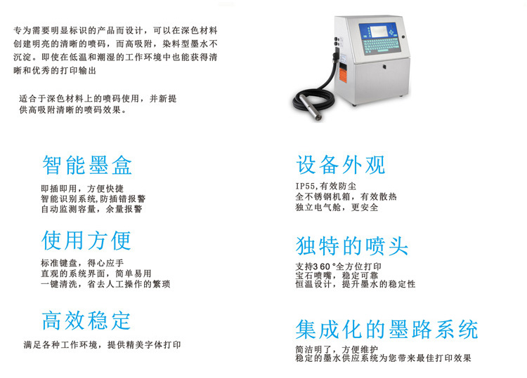 威領(lǐng)YST-1000小字符噴碼機(jī)設(shè)計(jì)介紹